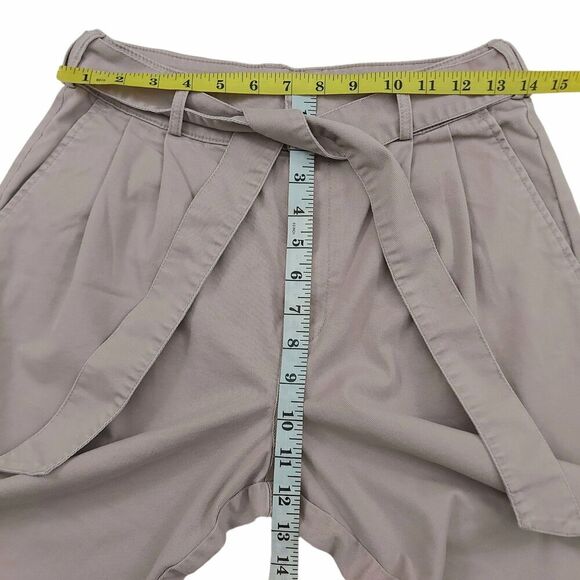 Abercrombie & Fitch Trousers Womens 27 Pale Rose High Rise Wide Leg Belted - Picture 8 of 11